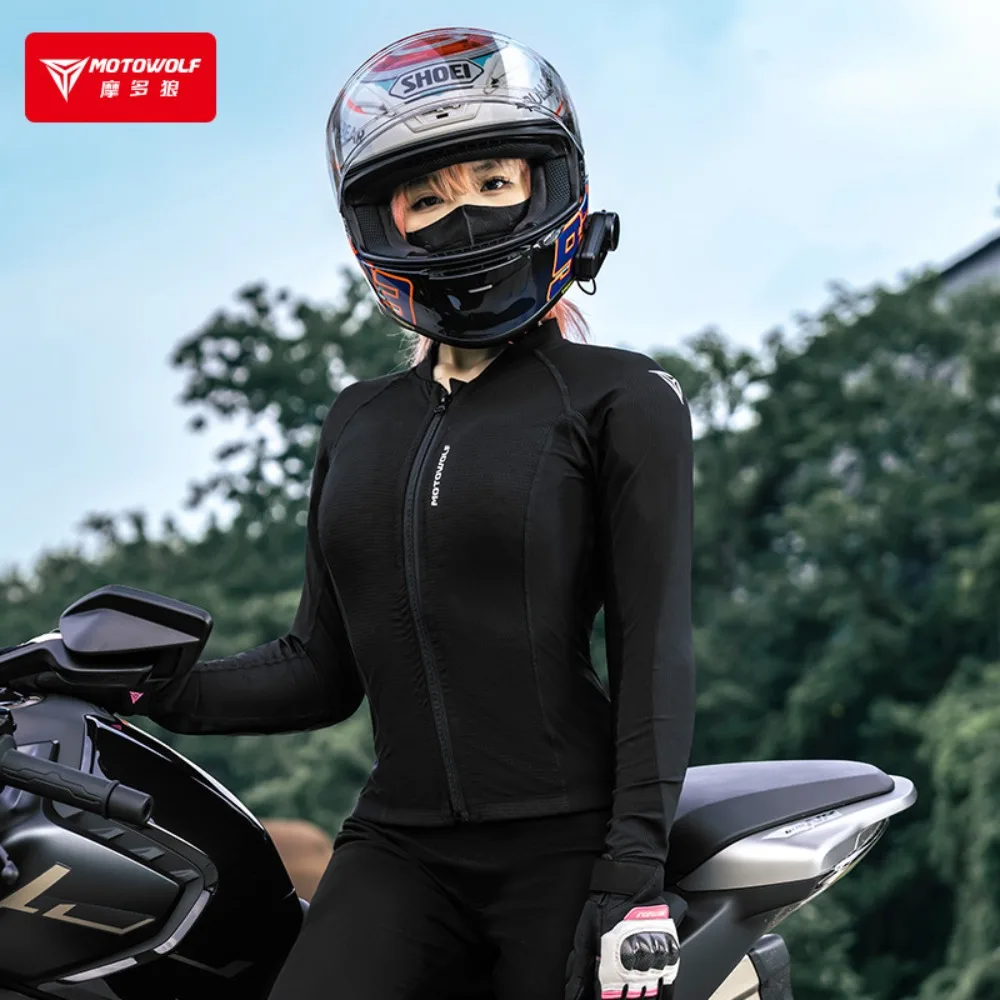 Cycling Gear Jacket - Motorcycle riding armor, summer mesh breathable