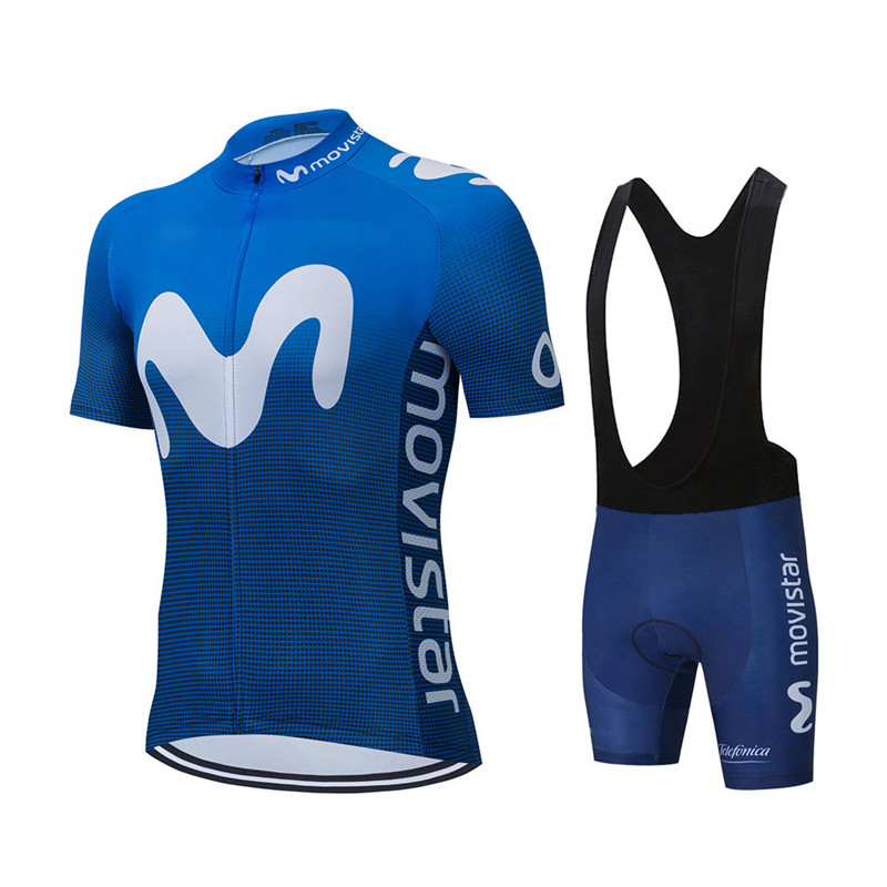 Padded Cycling Shorts - Mùa Hè Mới Movistar Đội Đi