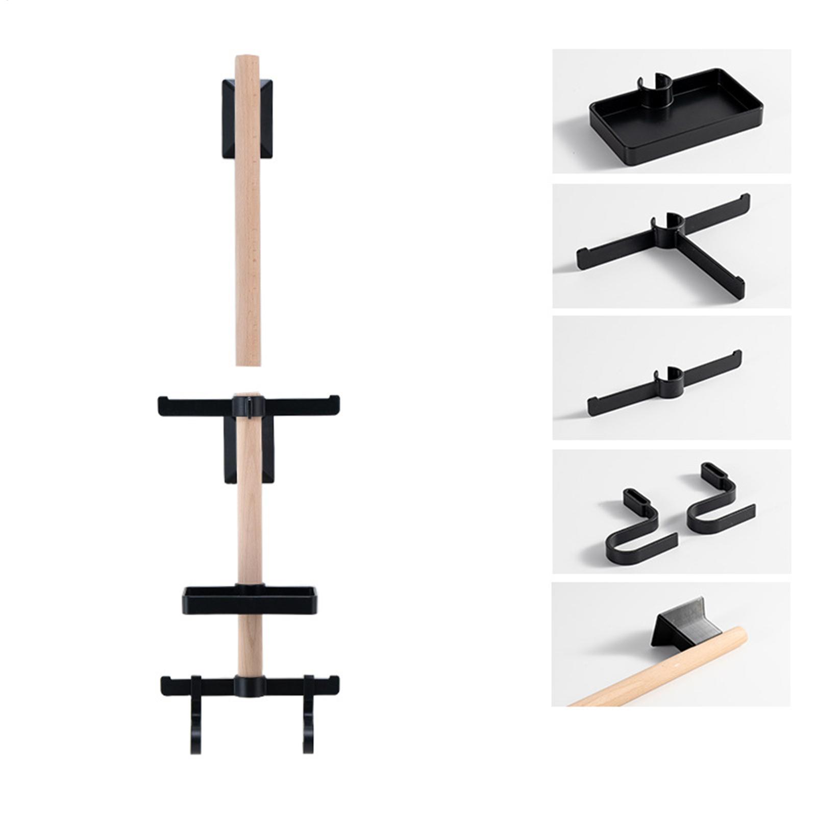 Cycling Gear Wall Organizer - Vertical Cycling Gear Organizer Rack, Wall