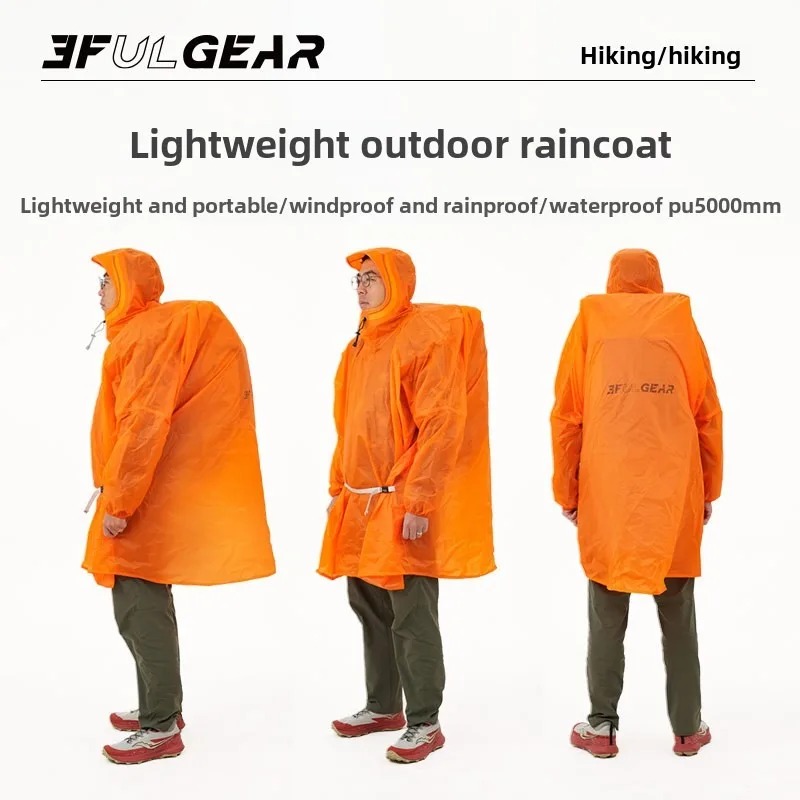 Cycling Gear Jacket - Ultralight Rain Poncho 3F UL GEAR
