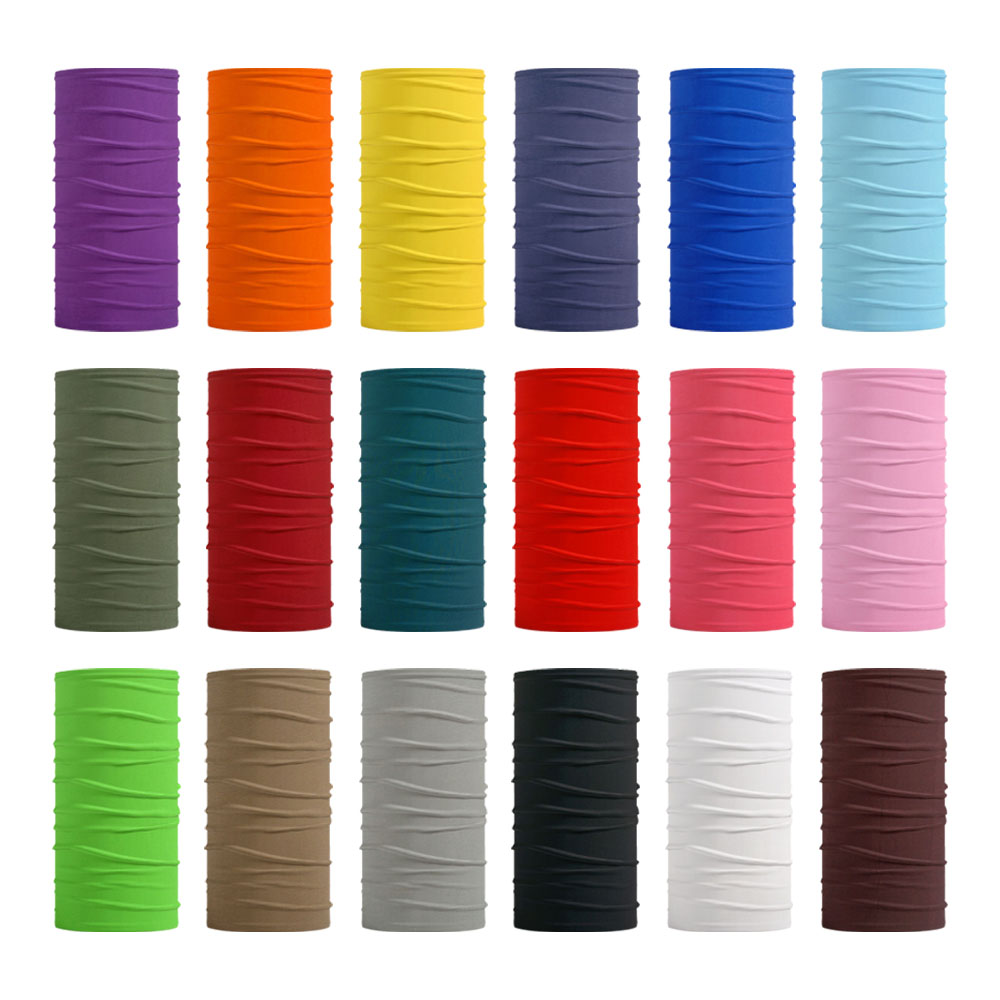 Cycling Gear For Women - Seamless Solid Color Bandanas Men Women