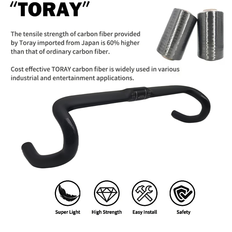 Carbon Fiber Racing Bike Handl - đánh giá và giá Cycling Gear Gravel