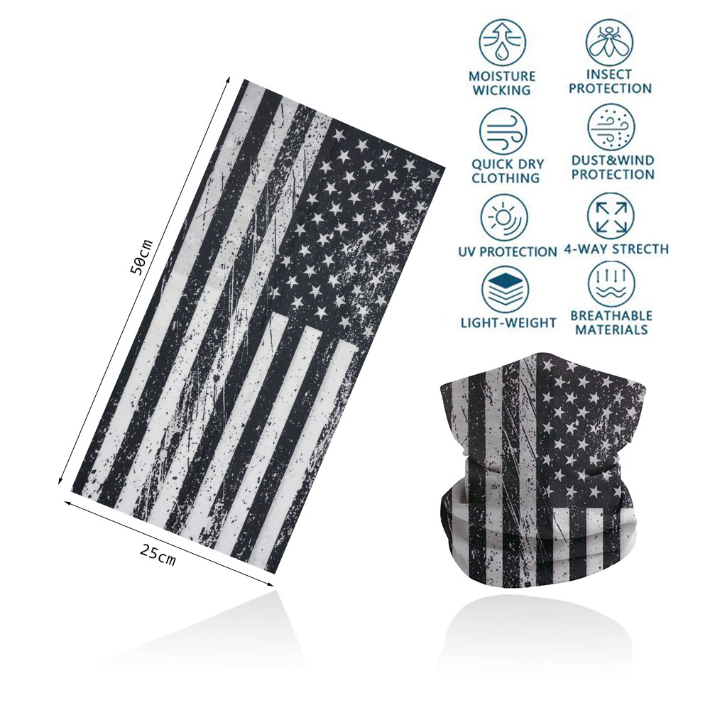 USA Flag Neck Gaiter Face Mask - đánh giá và giá Cycling Gear For Women