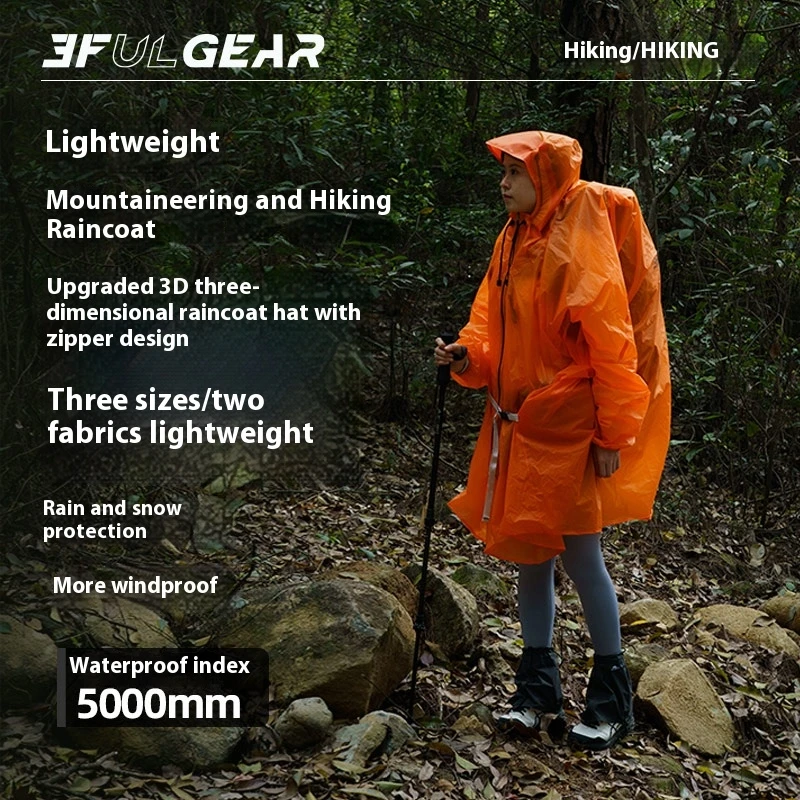 3F UL GEAR Zipper Raincoat 15D - đánh giá và giá Cycling Gear Jacket