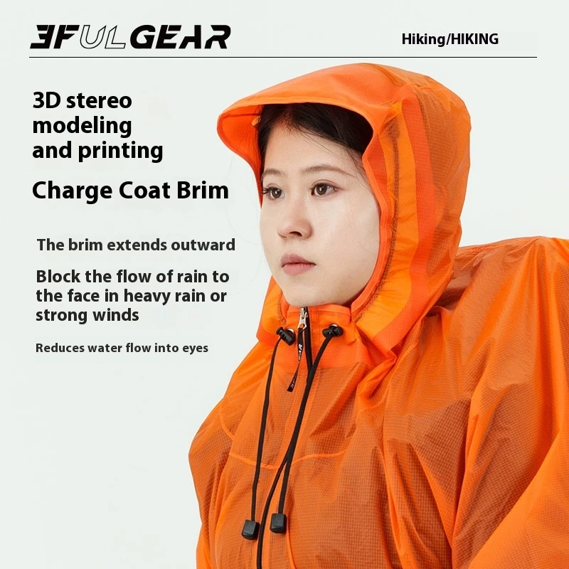 3F UL GEAR Zipper Raincoat 15D - đánh giá và giá Cycling Gear Jacket