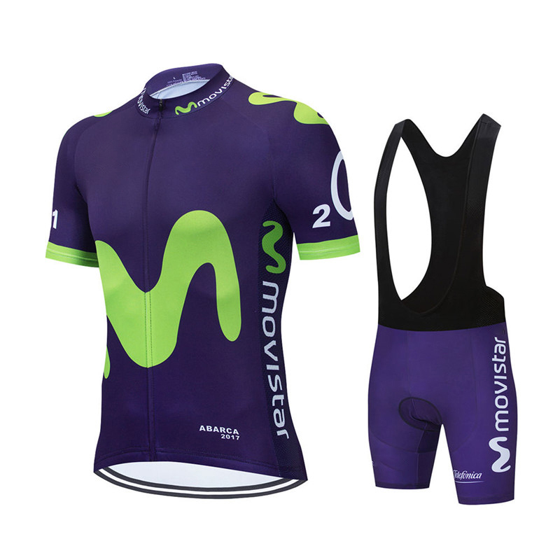 Mùa Hè Mới Movistar Đội Đi Xe  - đánh giá và giá Padded Cycling Shorts