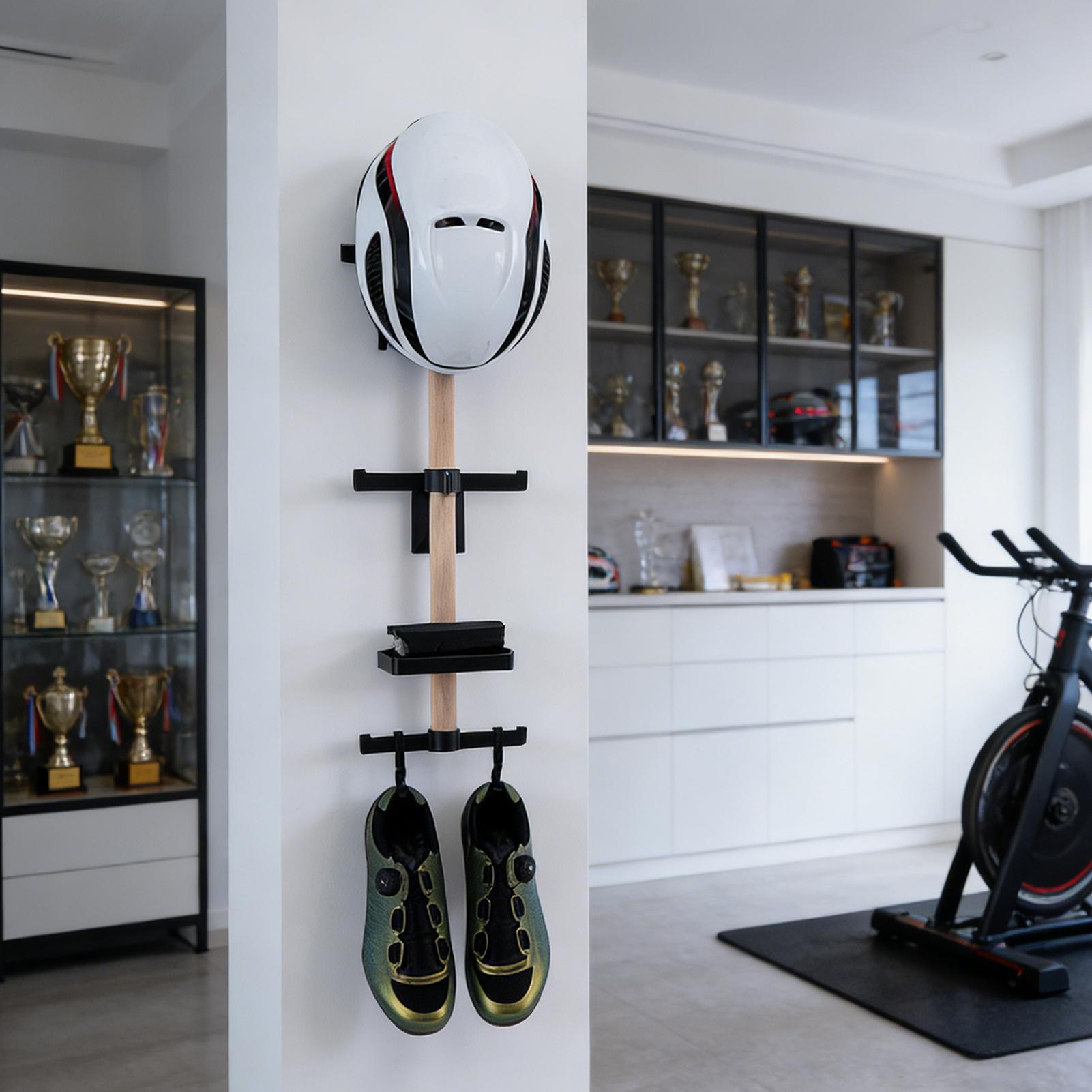 Vertical Cycling Gear Organize - đánh giá và giá Cycling Gear Wall Organizer