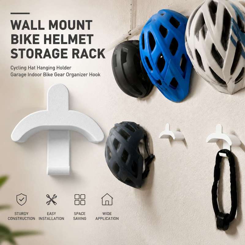 Wall Mount Bike Helmet Storage - đánh giá và giá Cycling Gear Wall Organizer