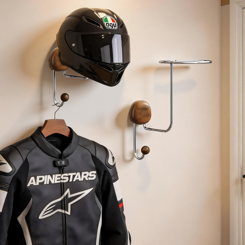 Wall Mount Helmet Storage Rack - đánh giá và giá Cycling Gear Wall Organizer