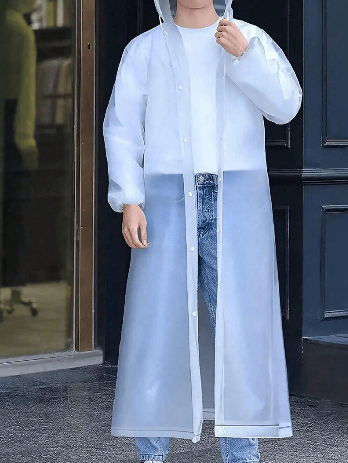 Long EVA Unisex Raincoat Thick - đánh giá và giá Cycling Gear Essentials