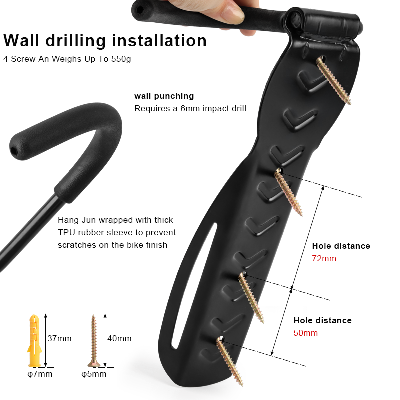 Bicycle Stand Wall Mount Bike  - đánh giá và giá Cycling Gear Wall Organizer